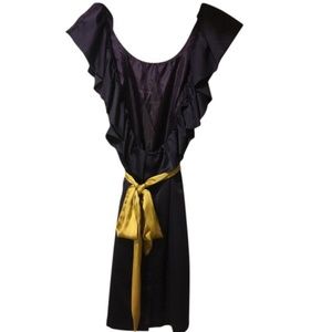 Purple Silk Semi-formal Cocktail Dress